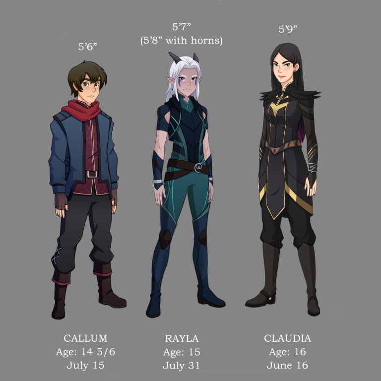 Character Lineup The Dragon Prince   Lineup2 768x768 